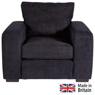 Heart of House - Eton - Fabric Chair - Black